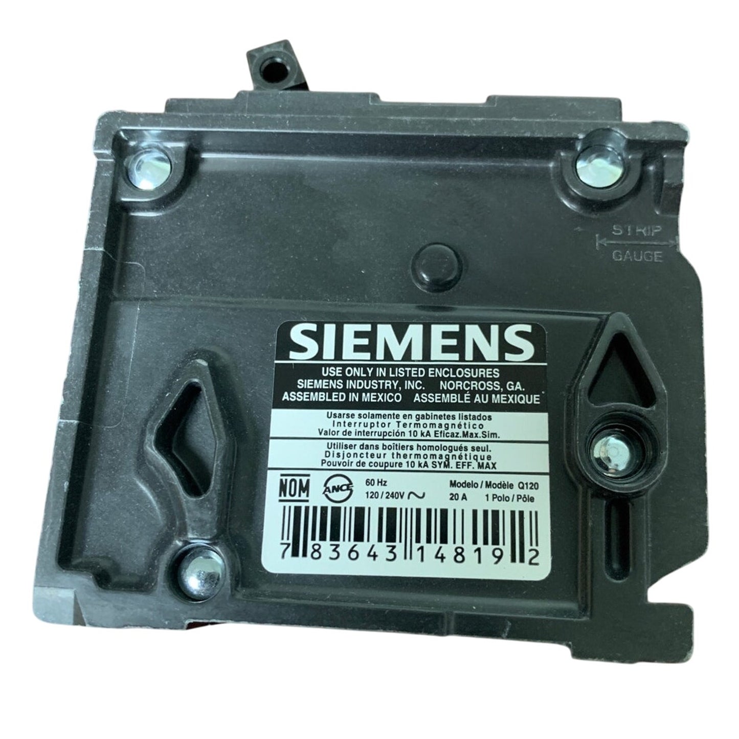 New Box of 12 Siemens Q120 20-Amp Single Pole Type QP Circuit Breakers