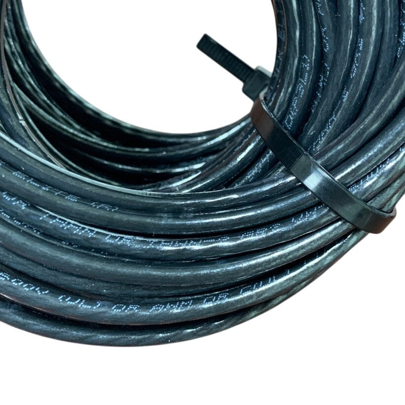 New 75’ Black 10 AWG THHN THWN Stranded Copper Encore Wire - Open Box
