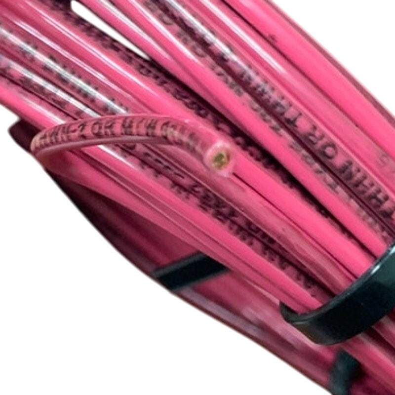 New 62’ Red Pink 14 AWG THHN THWN Stranded Copper Alan Wire - Open Box