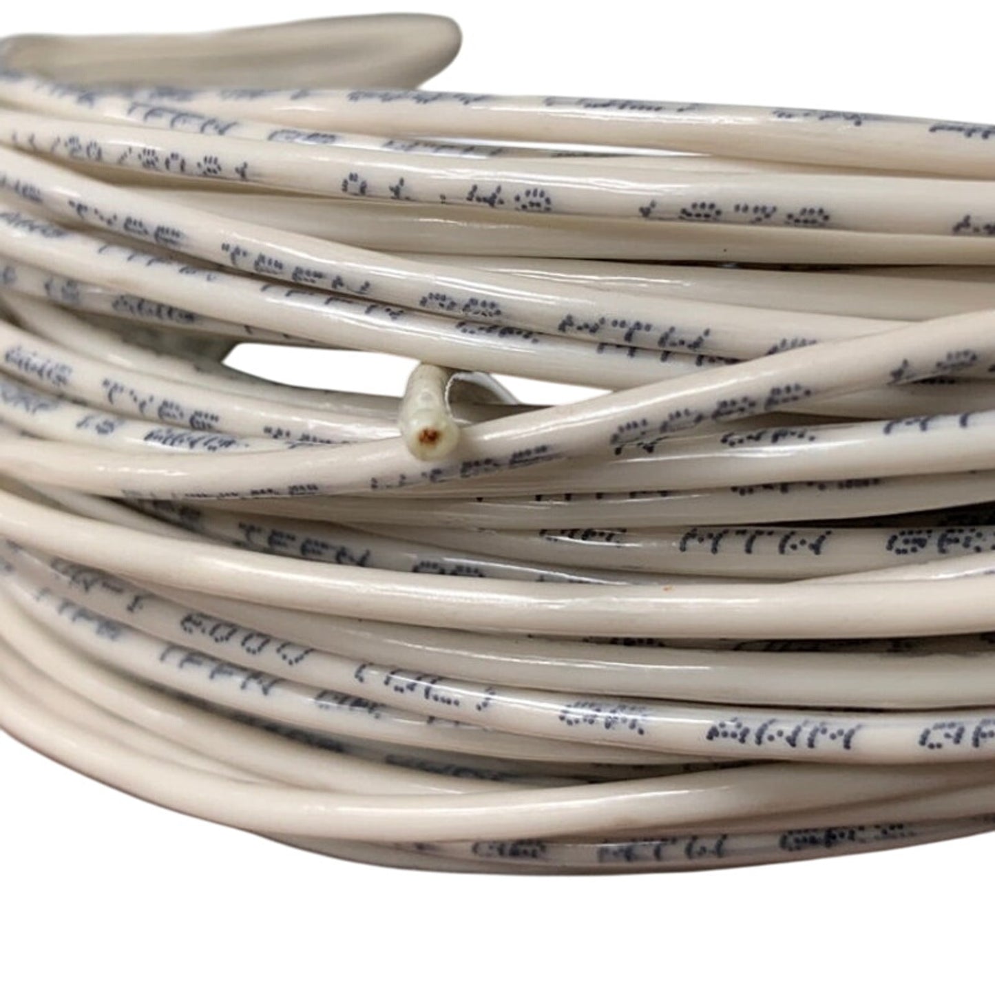 New 60' Encore Wire White 18 AWG THHN THWN Stranded Copper Wire - Open Box