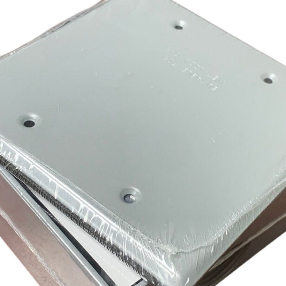New Eaton TP7296 Two Gang Weatherproof Aluminum 4.5" Outlet Box Cover