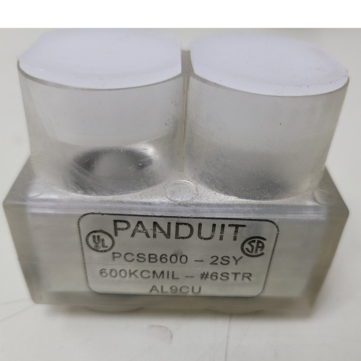 3 New Panduit PCSB600 AL9CU 4 600 kc Electrical Mill 4 Lug Pass Through