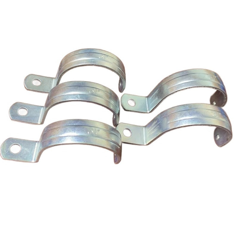 5 New 3.5" Metal Pipe Strap One Hole Rigid EMT Fittings