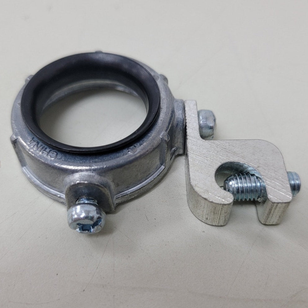 10 New Grounded Insulated 1" Zinc Metallic Grounding Bushings