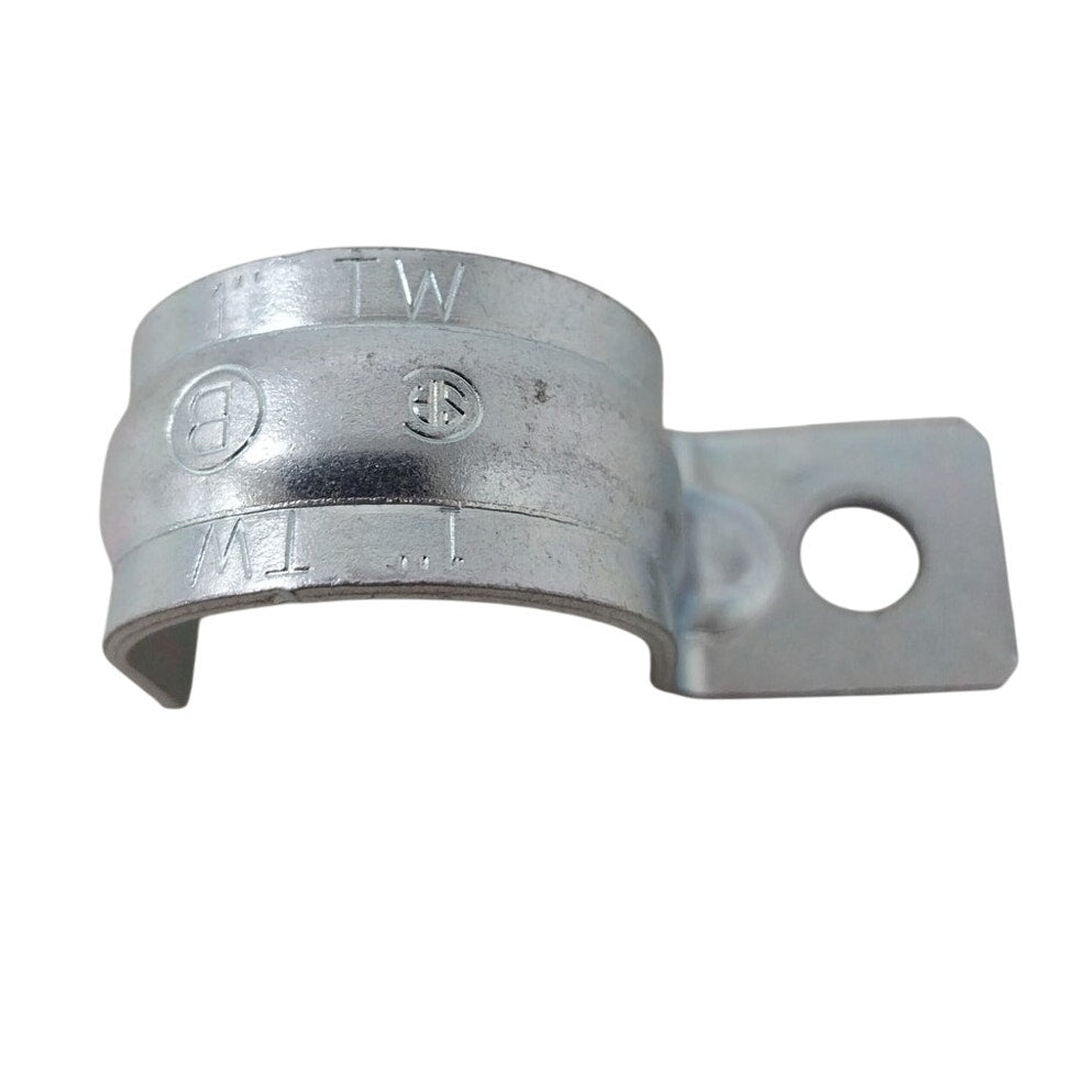 5 New TW 1" Metal Pipe Strap Med 55 One Hole EMT Fittings