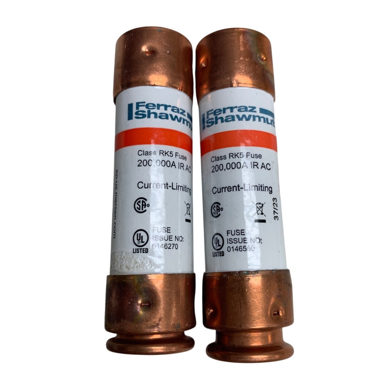 Lot of 2 New Open Box Ferraz Shamut Tri-onic Dual Element TR40R 40A Fuses