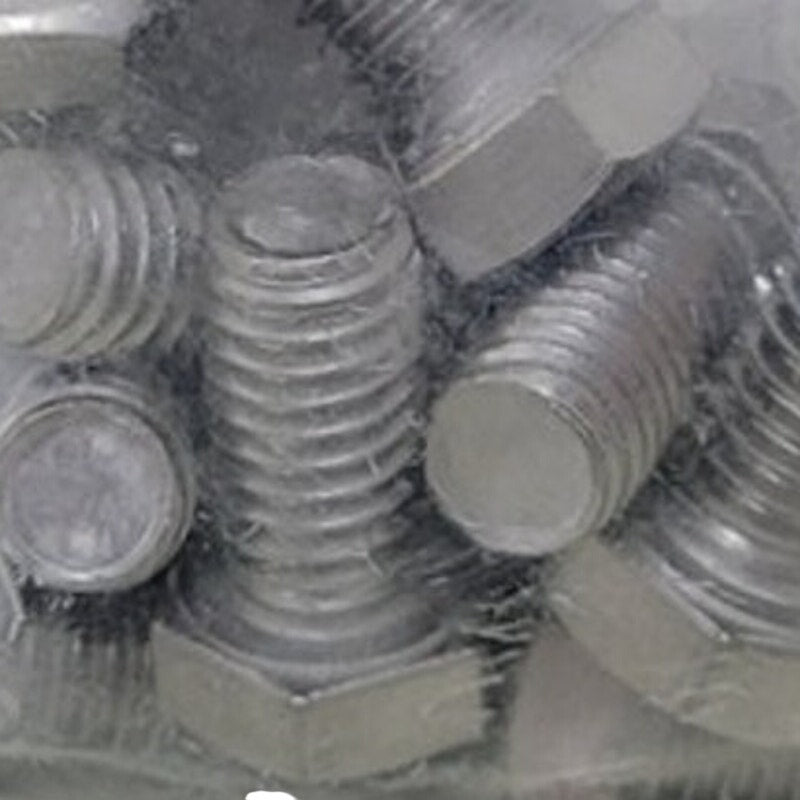 50 New Hexagon Head Bolts 304 Stainless Steel Hex Cap Bolts 1" Length