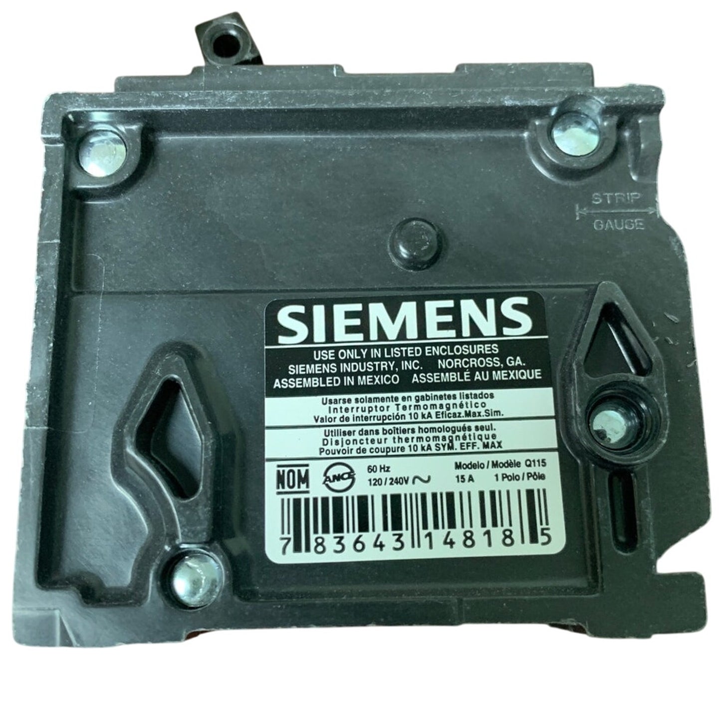 New Box of 12 Siemens Q120 15-Amp Single Pole Type QP Circuit Breakers