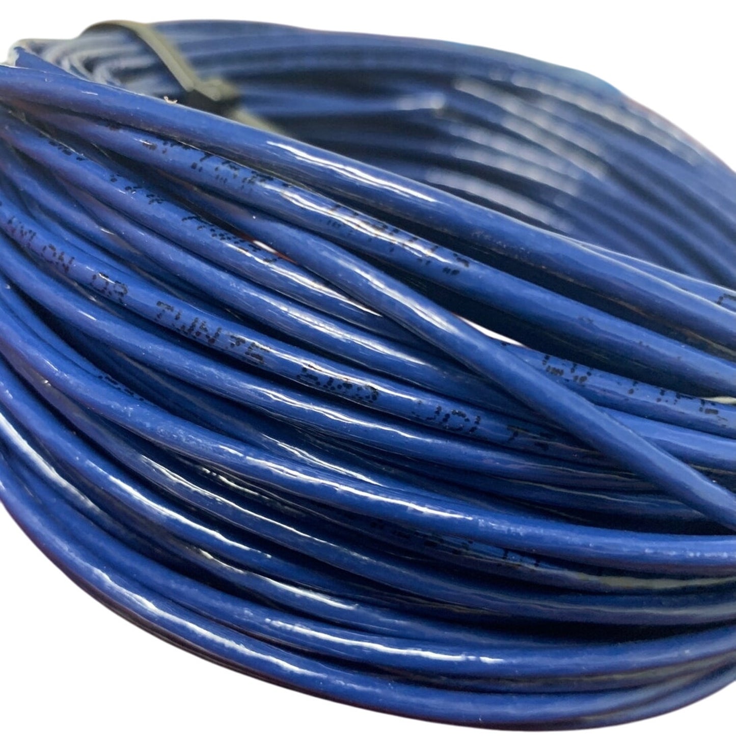 New 100’ Blue 14 AWG THHN THWN Stranded Copper Wire - Open Box