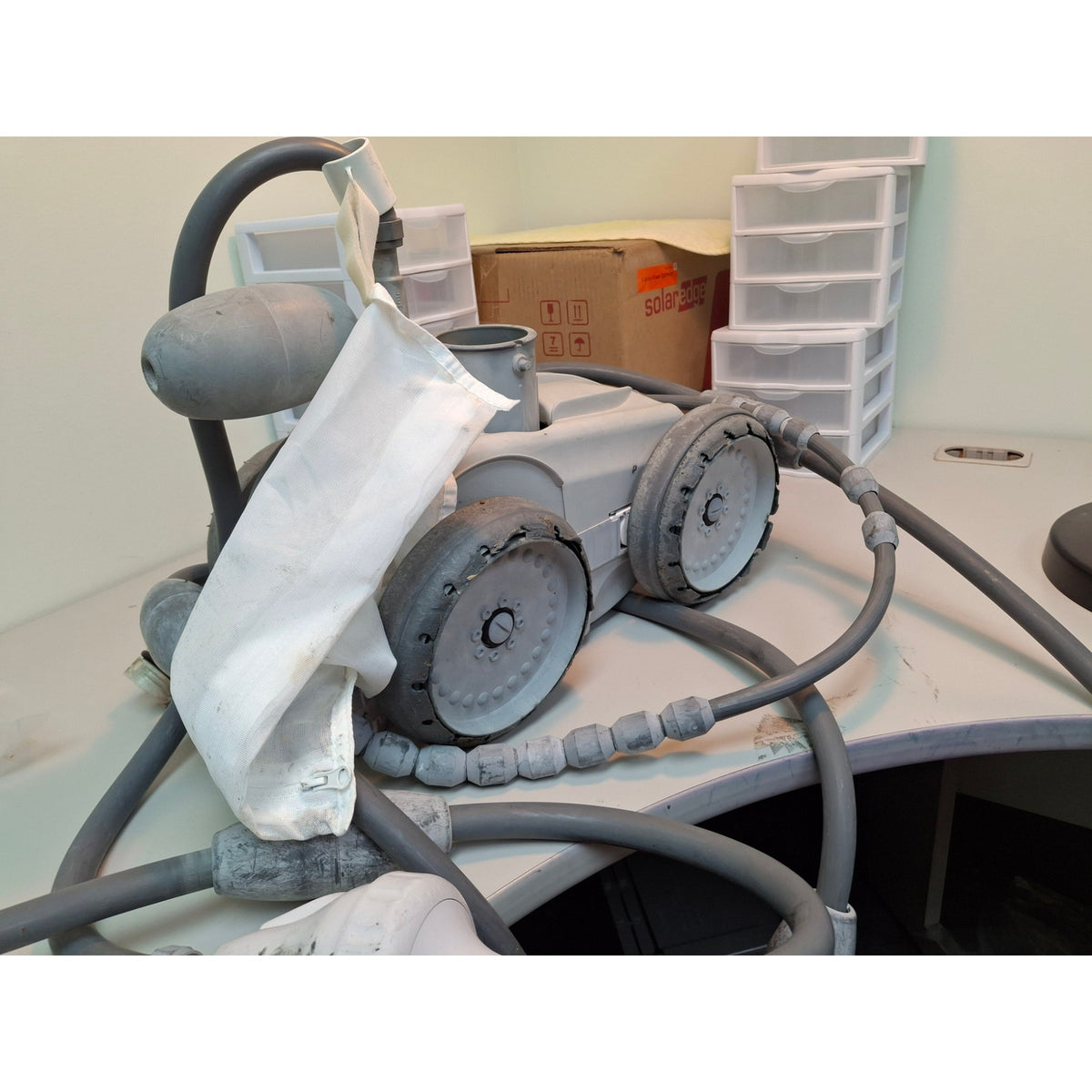 Used Swimming Pool Rover Cleaning Machine - For parts only
