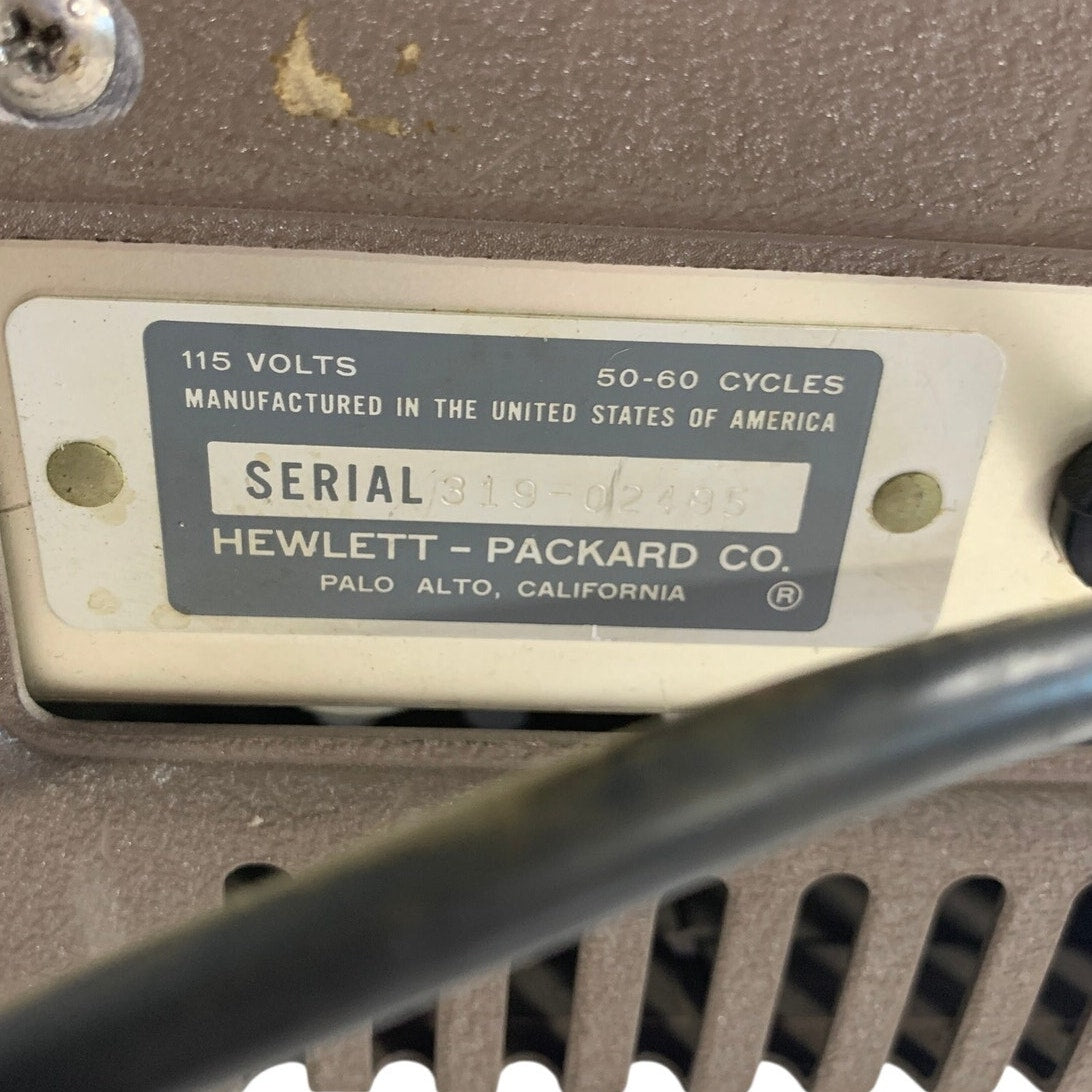 Vintage Hewlett-Packard Variable Regulated DC Bench Power Supply - Untested