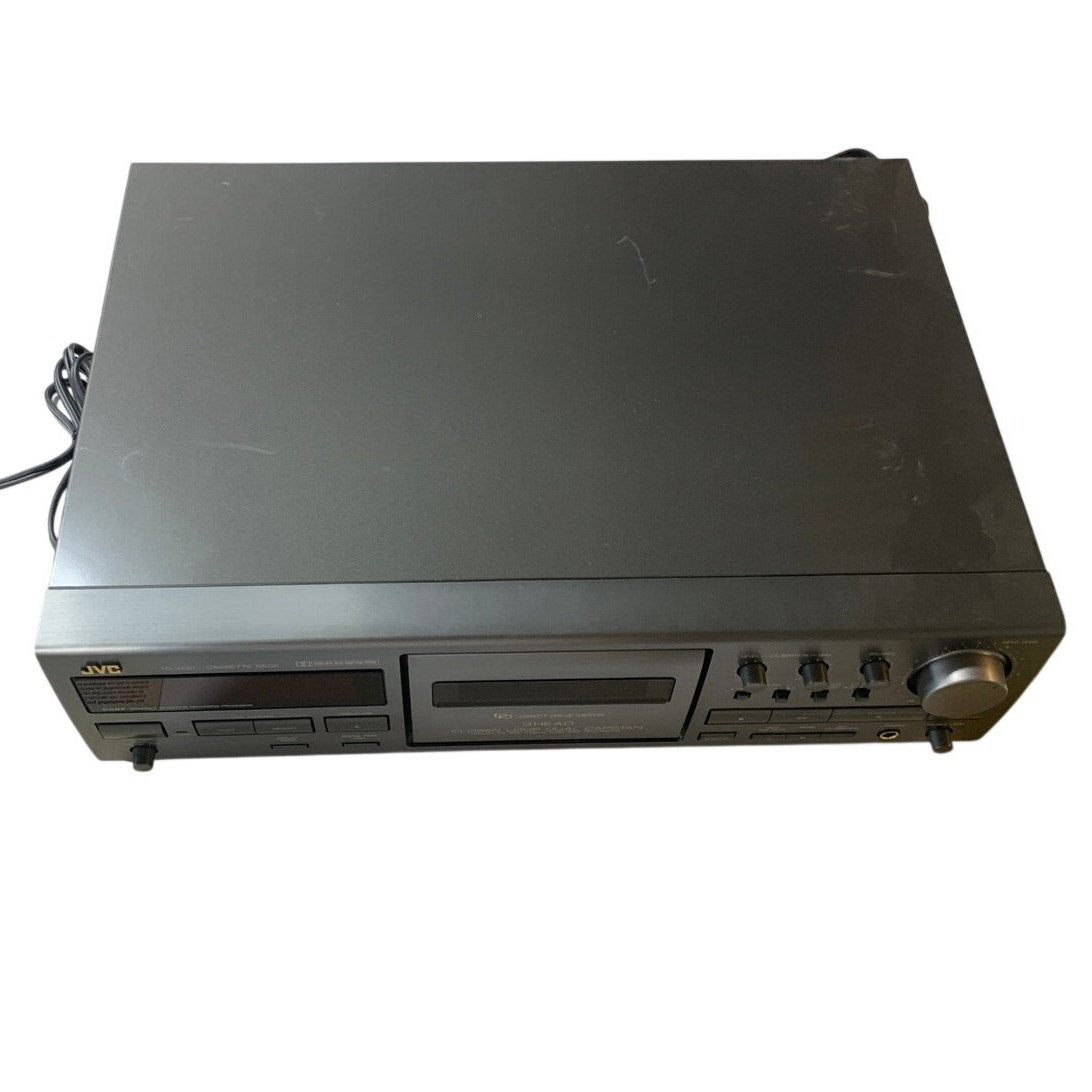Vintage JVC KD-25J Stereo Cassette Tape Deck – Silver Face – Made in Japan (EUC)