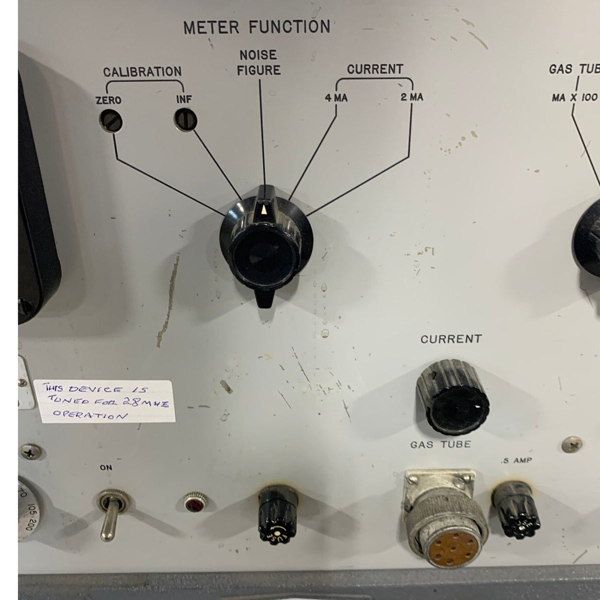 Hewlett-Packard HP 342A Noise Figure Meter – Tuned for 28 MHz Operation