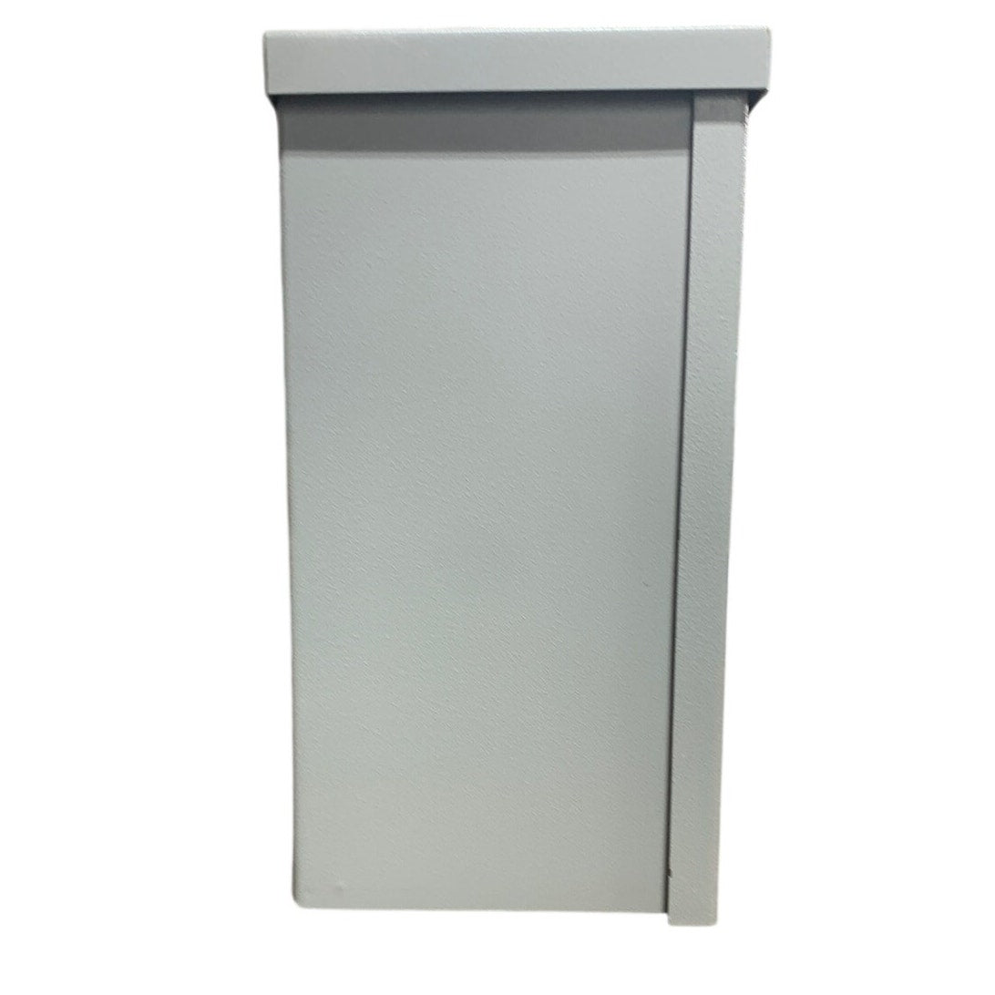 Heavy-Duty Industrial Metal Electrical Enclosure / Junction Box (13" x 7" x 12")