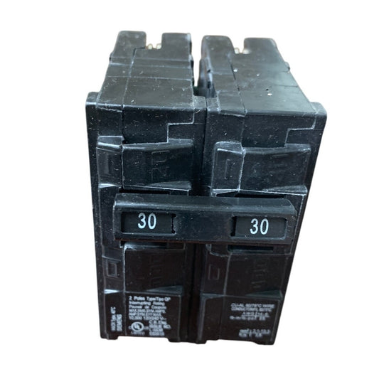 New Box of 6 Siemens Q230 30-Amp 2 Pole Type QP Circuit Breakers
