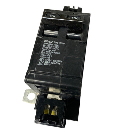 New Siemens 100A 2 Pole 120/240V Type EQ8681 Circuit Breaker w Original Box