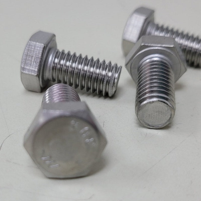 10 New Hexagon Head Bolts 304 Stainless Steel Hex Cap Bolts 1" Length