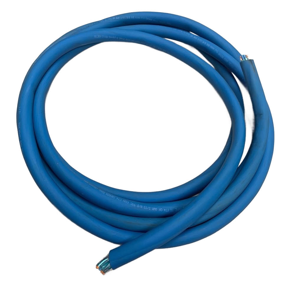 14' New Belden 2120A 5PR18 Shielded 600V 90C Wet Dry Direct Burial 5 Pair Cable