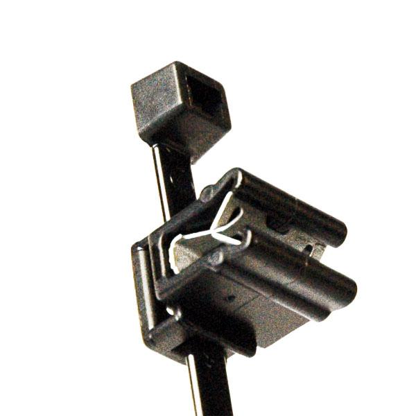 Edge Cable Tie Fixing Clip | T50REC4A | ⌀4.0-45.0mm | Black | Lot of 87
