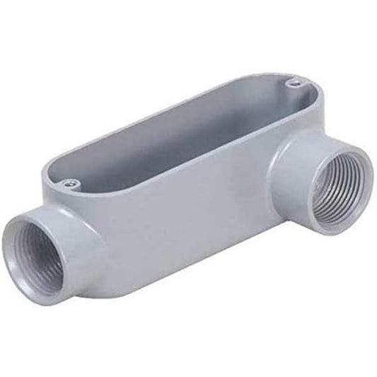 New Open Box 2" Style LL Aluminum Conduit Body Hub Size