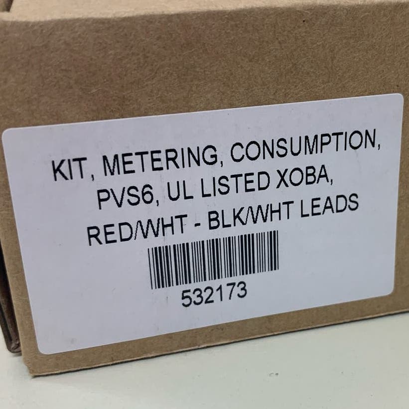 New Sunpower PVS6 Consumption Meter Kit CT 532173 UL Listed Xoba B/W R/W Leads