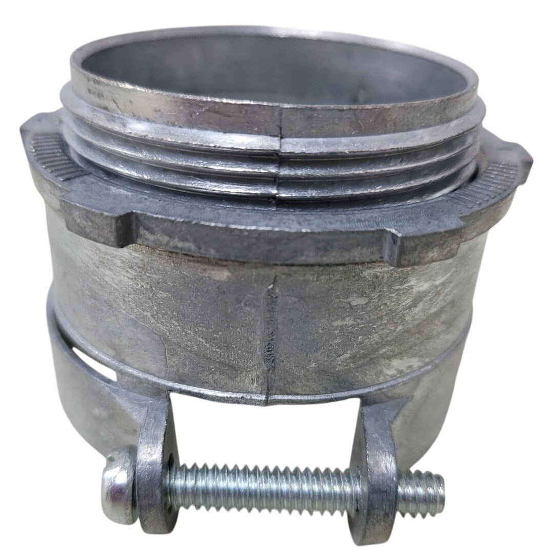 4 New 2" Throat Squeeze Metal Electrical Conduit Connector Screw Sets