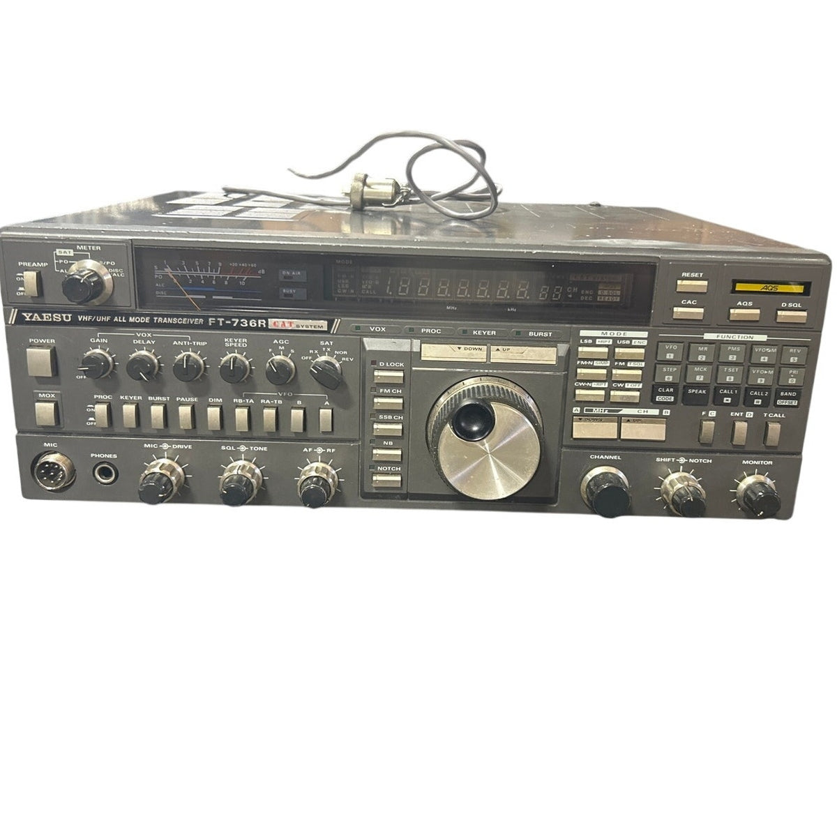 Vintage Yaesu FT-736R VHF/UHF All-Mode Transceiver Base Station – Untested / As-Is