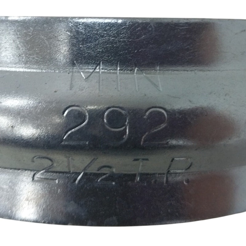 3 New 2.5" Metal Pipe Strap MIN 292 Two Hole EMT Fittings Open Box