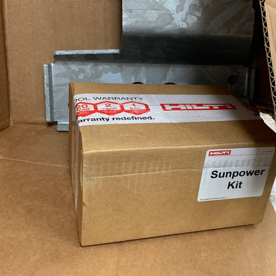 New Sunpower PL5468 Solar Panel Metal Base Floor Mounting Kit 535468