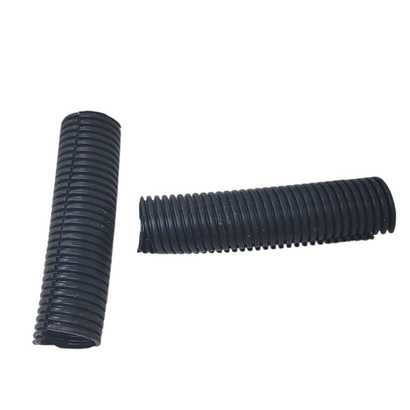 25 New 3" to 5" Black Plastic Corrugated Conduit Tube Wire Management