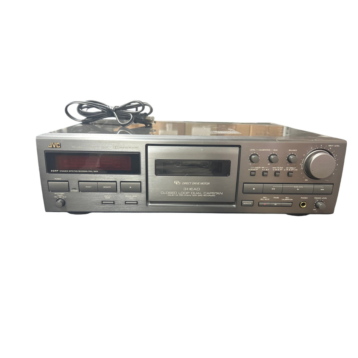 Vintage JVC KD-25J Stereo Cassette Tape Deck – Silver Face – Made in Japan (EUC)