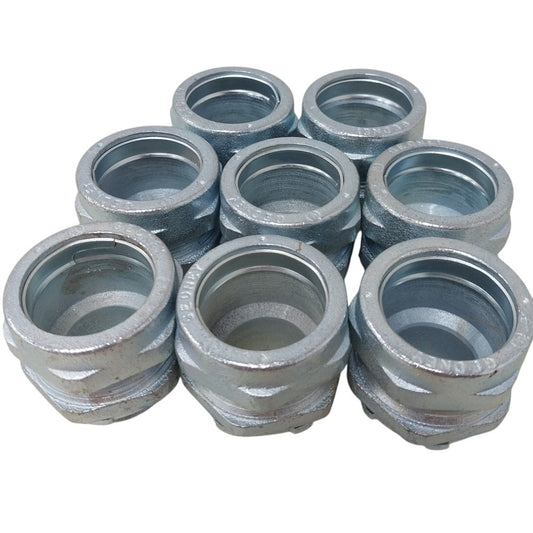 Lot of 8 New Gedney 1" Rigid Compression Connectors - Open Box