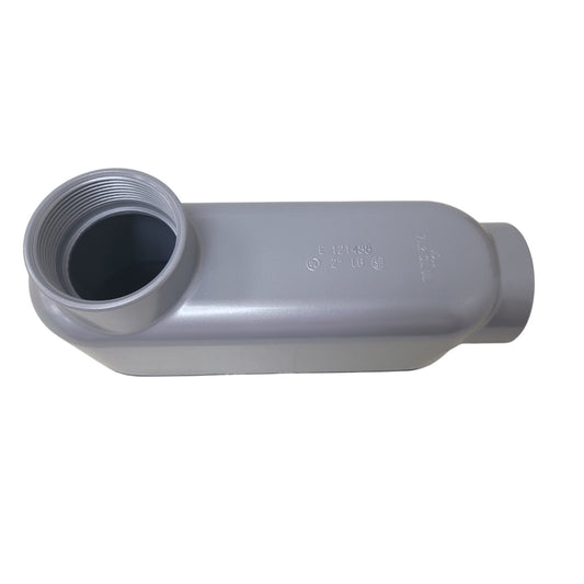 New in Box – Eaton LB-65CGN 2" Aluminum LB Conduit Body with Cover & Gasket
