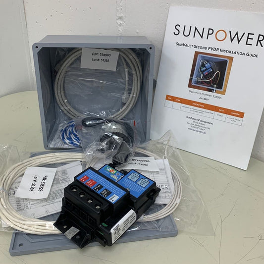 New Sunpower SunVault Second PVDR Solar Power Kit w Instruction Manual