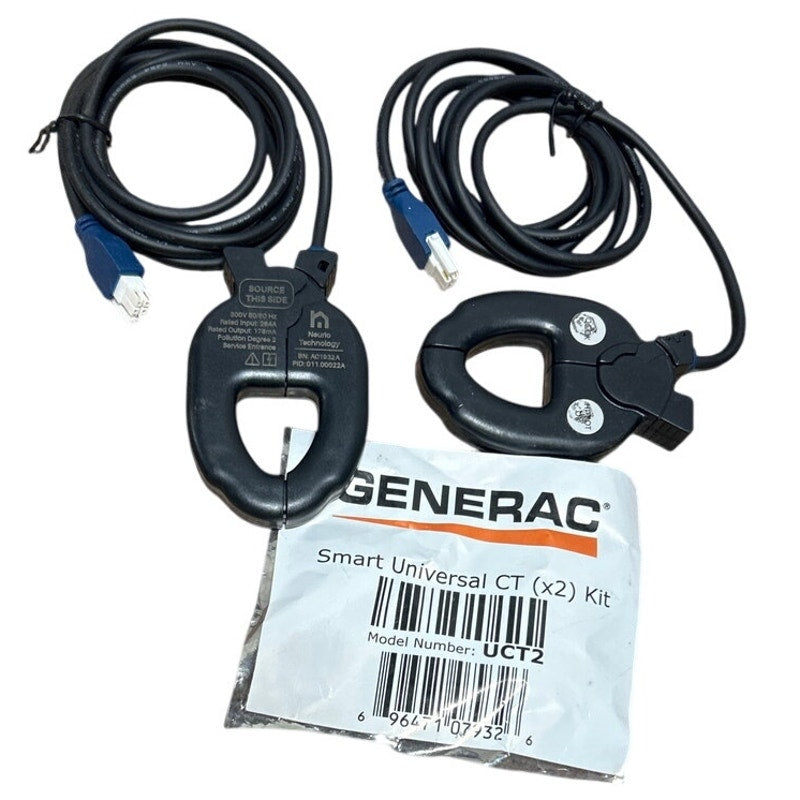 2 New Open Box Generac Smart Universal CTs Kit UCT2 Solar Panel Monitoring