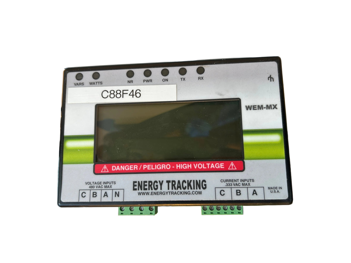 Energy Tracking WEM-MX 3-Phase Power & Energy Meter | 480V | New Open Box