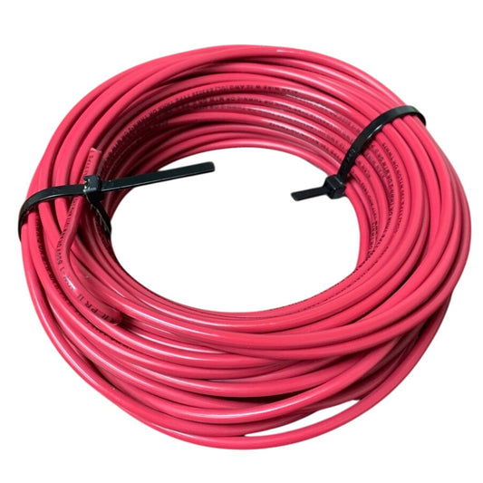 New 100’ Red Pink 10 AWG THHN THWN Stranded Copper Alan Wire - Open Box