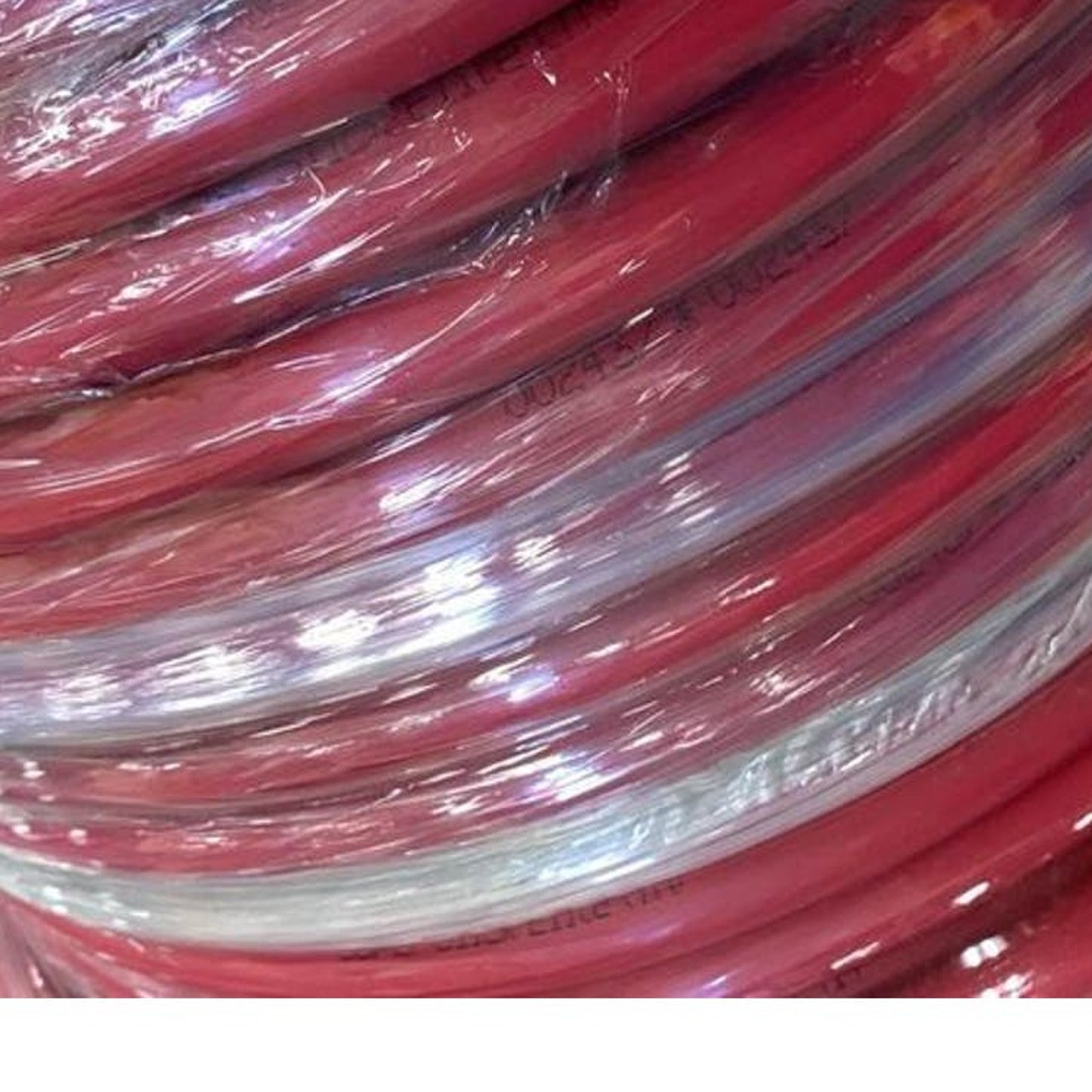 New Wooden Spool of 270 Feet Red 4/0 AWG Aluminum Electrical Wire