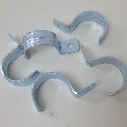 5 New 2" Metal Pipe Strap One Hole EMT Fittings