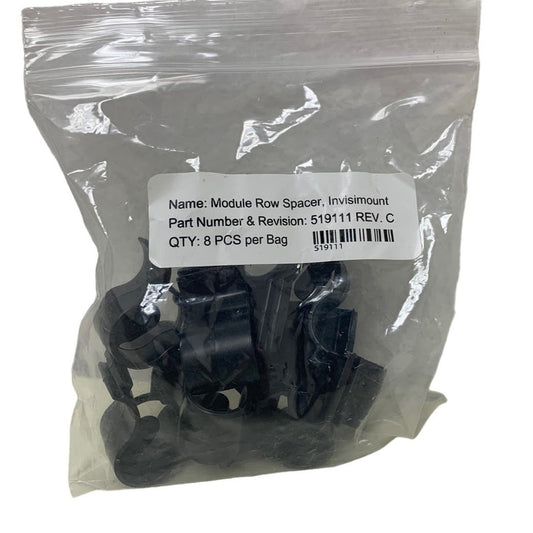 New Sunpower Invisimount 51911 Solar Panel Module Row Spacer Bag of 8
