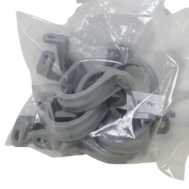 Carlon E977EC 3/4" PVC 2-Hole Conduit Strap — 9-Pack, New