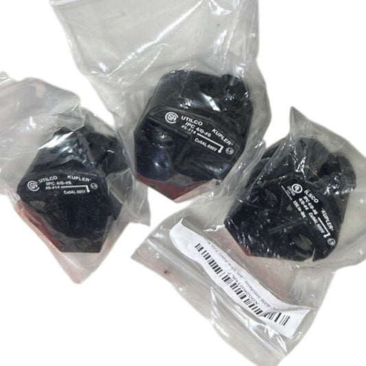 3 New Open Box UTILCO IPC4006 Insulated Piercing Connectors 14-6 AXG Tap Bugs