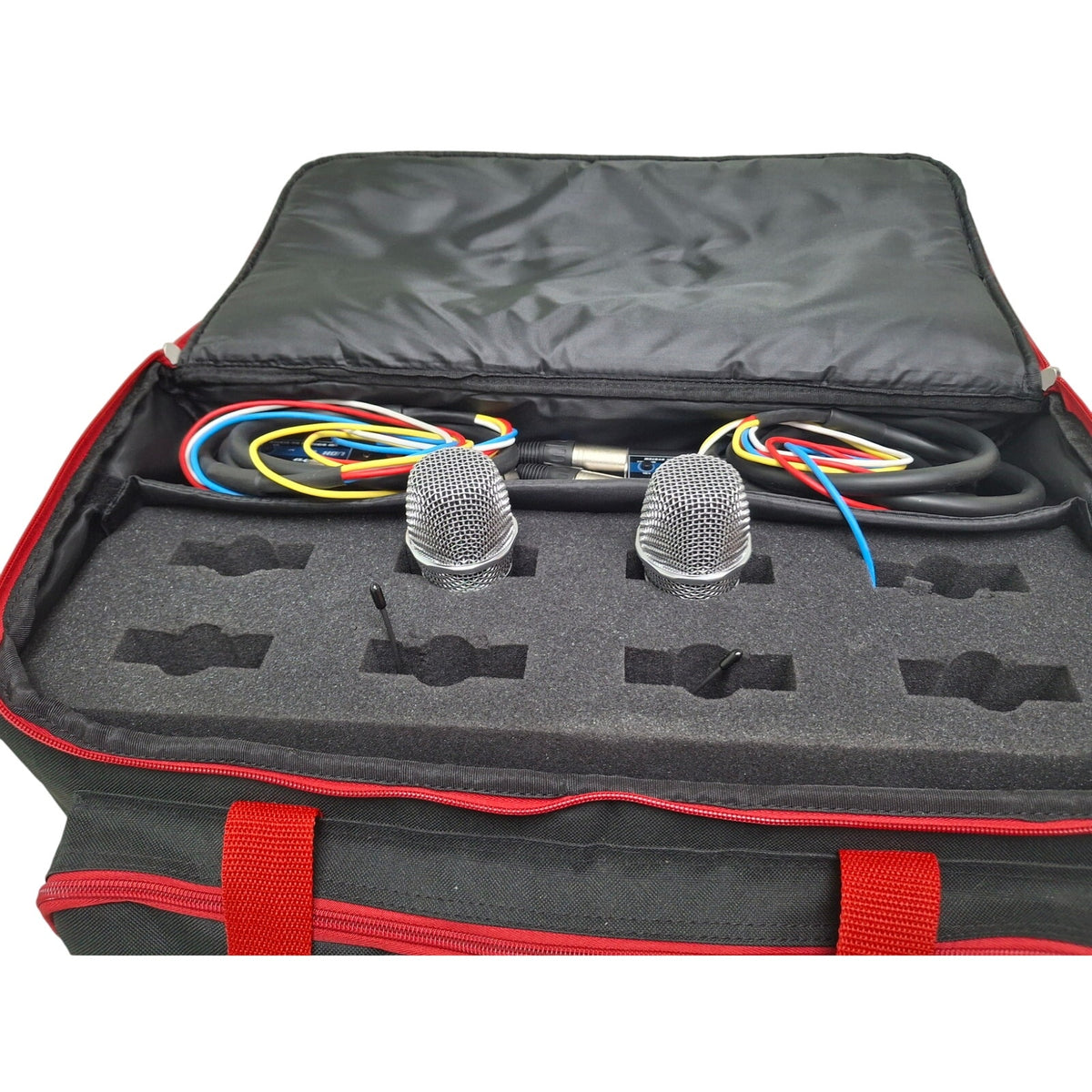 VocoPro UDH-DUAL DSP Wireless Microphone & Bodypack System Kit with Custom Case