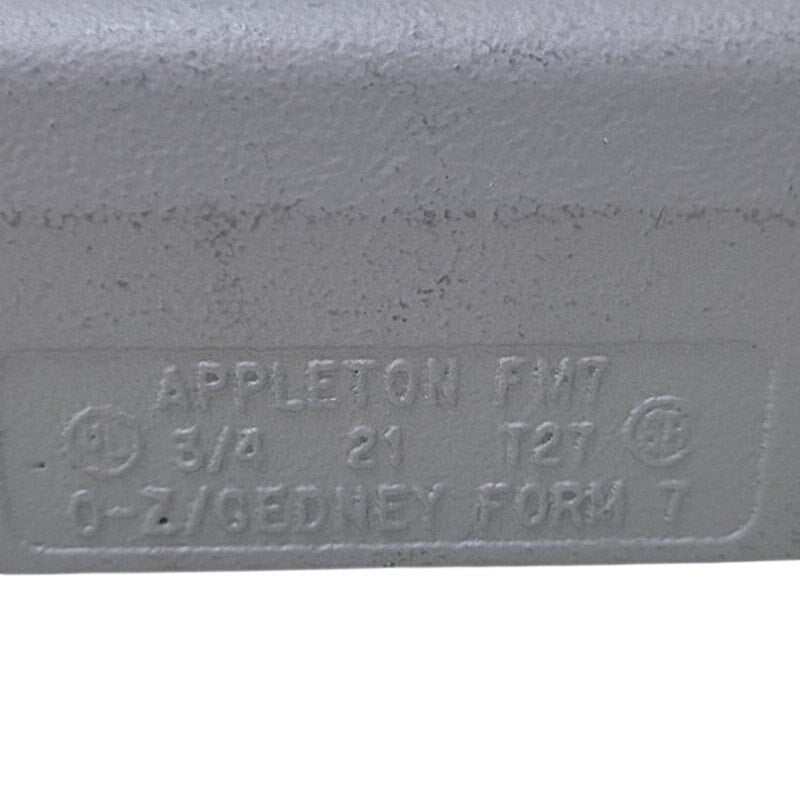 4 New Appleton FM7 3/4" 21 T27 O-Z Gedney Form 7 Metal Electrical Conduits
