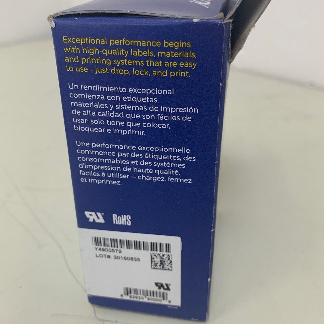 New Brady 1.5" Matte Self Lam Vinyl Wire Marking Black On White Print Cartridge