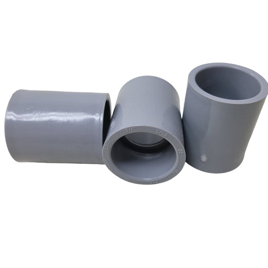 Lot of 9 New Carlon 3/4" Gray PVC Female Conduit Fittings Couplings CPLG E940E
