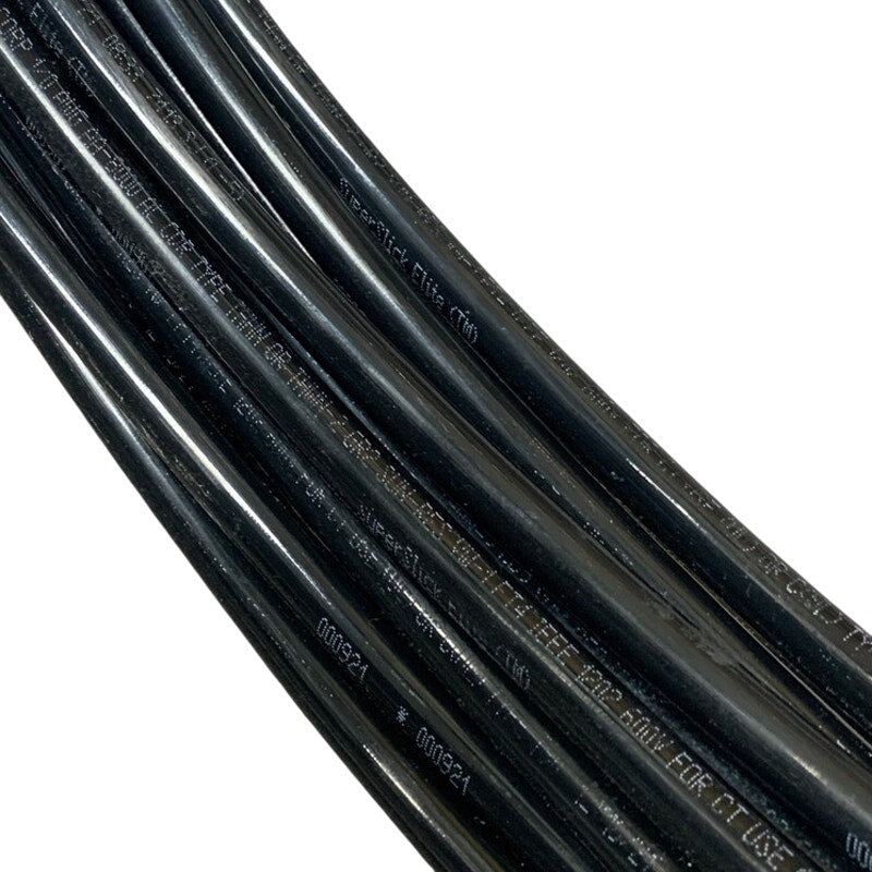 75' New Super Slick Elite 4/0 Black Stranded Aluminum Cable Electrical Wire