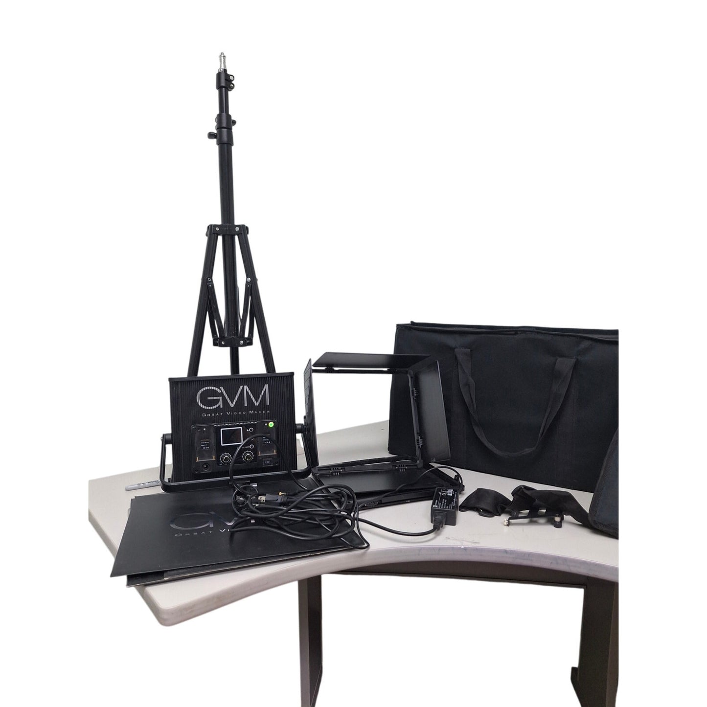 GVM 50RS RGB LED Light Panel Kit w/ Tripod & Case – Great Video Maker