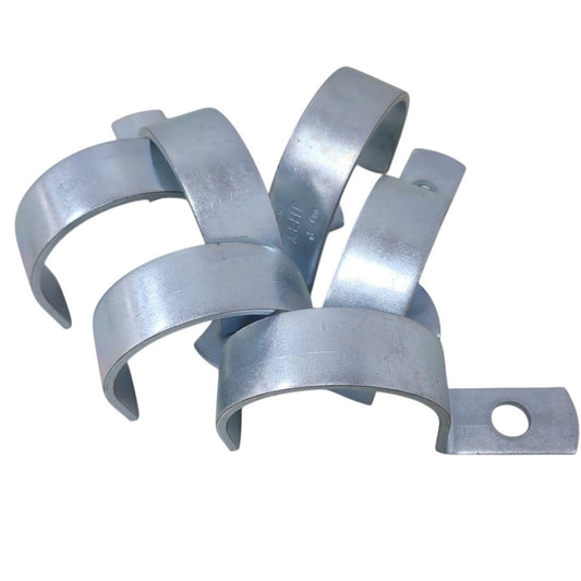 6 New Jiffy 3" Metal Pipe Strap H-94 One Hole EMT Fittings