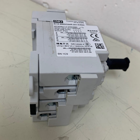 New IMO SI18-BMDC64R-2+X/95K Isolation PV Manual Disconnect IP20 Switch